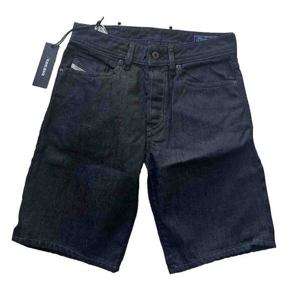 DIESEL Mens Black Denim BustShort 00SPKERS008 Jean Shorts Size 27 - Picture 10 of 10